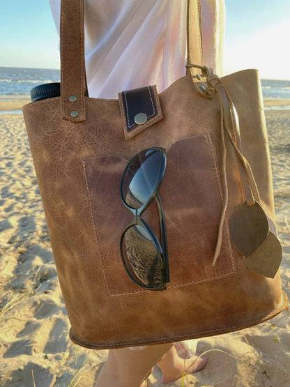 Bolso matero Mina de cuero